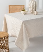 Τραπεζομάντηλο Αλεκιαστο Formal Dinner 175x260 LITA BEIGE Τραπεζομάντηλα