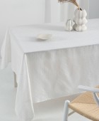 Τραπεζομάντηλο Αλεκιαστο Formal Dinner 175x260 MILLY WHITE Τραπεζομάντηλα