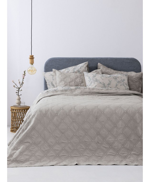 Σετ Κουβερλί μονό 160x240 IFIGENEIA BEIGE Κουβερλί Μονά