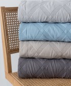 Σετ Κουβερλί King size 260x240 IFIGENEIA SILVER Κουβερλί King Size