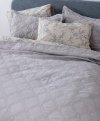 Σετ Κουβερλί King size 260x240 IFIGENEIA SILVER Κουβερλί King Size