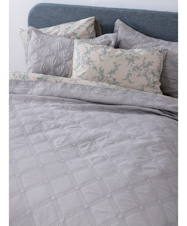 Σετ Κουβερλί King size 260x240 IFIGENEIA SILVER Κουβερλί King Size