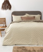 Κουβερλί μονό 160x240 TOT IVORY Κουβερλί Μονά