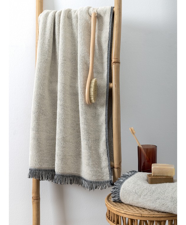 Πετσέτα Προσώπου Towels Collection 50x90 IGGY BLACK Πετσέτες Mπάνιου