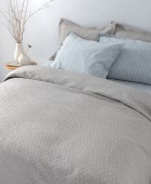 Κουβέρτα Matelasse 170X260 ZOE BEIGE Κουβέρτες Βαμβακερές Μονές
