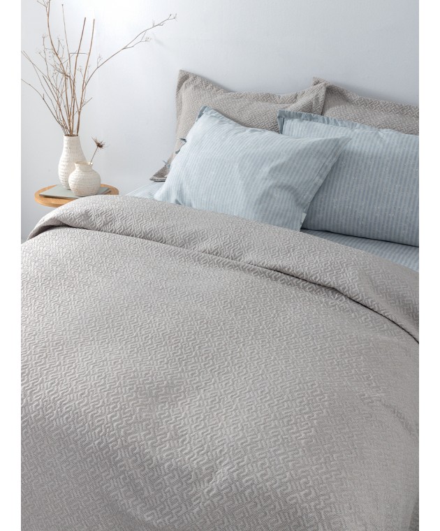 Κουβέρτα Matelasse 170X260 ZOE BEIGE Κουβέρτες Βαμβακερές Μονές