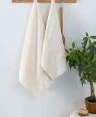 Σετ Πετσετες 3 τεμ. Towels Collection BLAN ECRU Σετ πετσέτες Mπάνιου