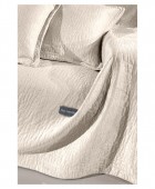 Σετ 2τμχ. Ριχτάρι Avon Sand 170x350 με Διακοσμητικό Μαξιλαράκι 45x45 