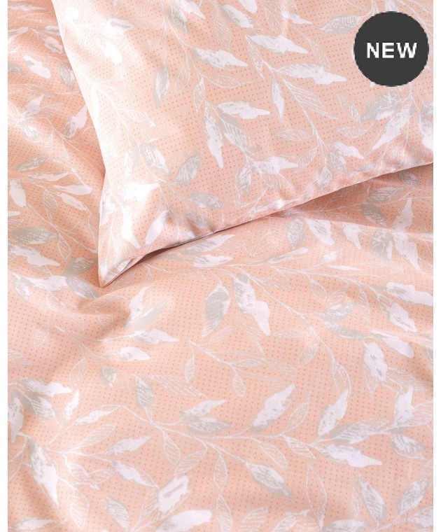 Σετ παπλωματοθήκη Υ/Δ (225Χ250) LORETA PINK, RYTHMOS HOME Παπλωματοθήκες Υπέρδιπλες