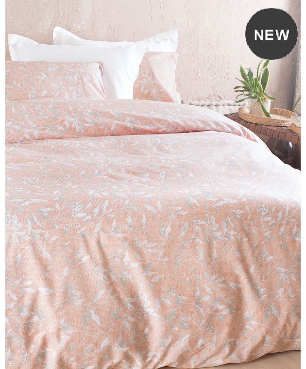 Σετ σεντόνια Υ/Δ (230Χ260) LORETA PINK, RYTHMOS HOME Σεντόνια Υπέρδιπλα