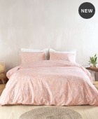 Σετ σεντόνια Υ/Δ (230Χ260) LORETA PINK, RYTHMOS HOME Σεντόνια Υπέρδιπλα