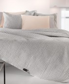Σετ 2τμχ Κουβερλί Hamptons Grey 220x240 Κουβερλί Υπέρδιπλα