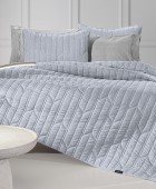 Σετ 2τμχ Κουβερλί Aurora Blue 240x250 Κουβερλί King Size