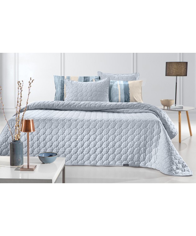 Σετ 2τμχ Κουβερλί Kiara Blue 250x240 Κουβερλί King Size