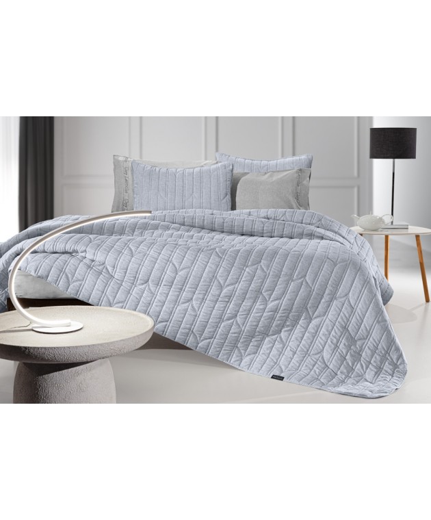 Σετ 2τμχ Κουβερλί Aurora Blue 180x240 Κουβερλί Ημίδιπλα