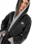 Μπουρνούζι Monogram Black Xlarge Μπουρνούζια