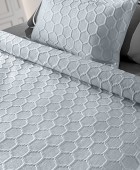 Σετ 3τμχ Κουβερλί Hive Silver 250x240 Κουβερλί King Size