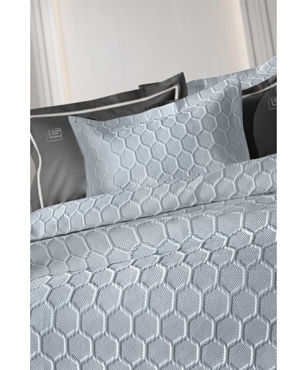 Σετ 3τμχ Κουβερλί Hive Silver 250x240 Κουβερλί King Size
