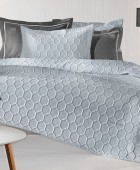 Σετ 3τμχ Κουβερλί Hive Silver 250x240 Κουβερλί King Size
