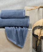 ΠΕΤΣΕΤΕΣ ΣΕΤ 3 ΤΕΜΑΧΙΩΝ HAUS JEAN Σετ πετσέτες Mπάνιου