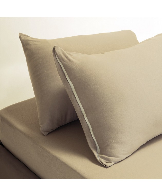 ΣΕΝΤΟΝΙ JERSEY (ΣΕΤ 3 ΤΕΜ.) 160Χ200+35 BEIGE Υπέρδιπλα