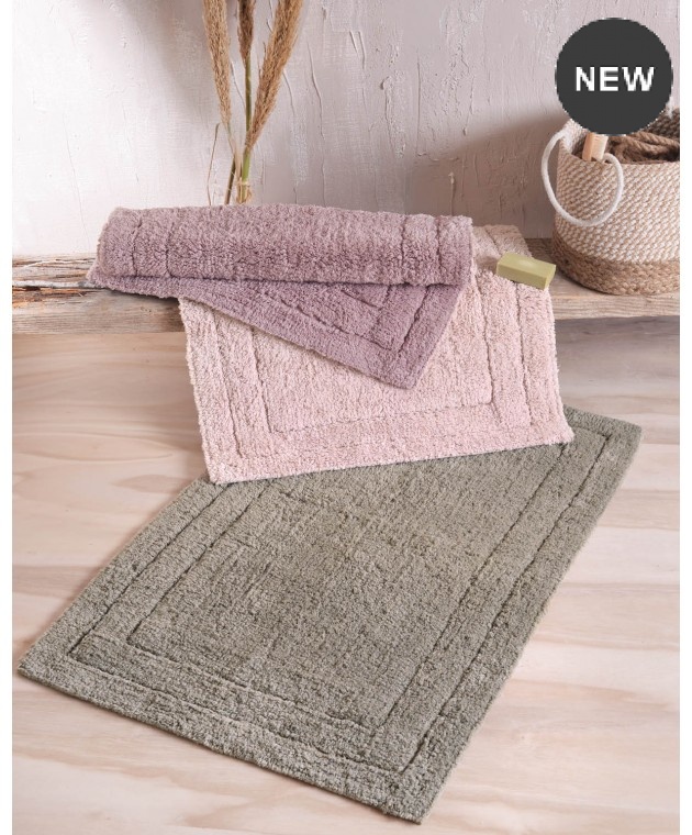 Πατάκι μπάνιου (60Χ90) SENNA ΠΟΥΔΡΑ, RYTHMOS HOME Πατάκια Mπάνιου