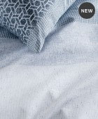 Ζεύγος μαξιλαροθήκες (50Χ70) ROBIN BLUE, RYTHMOS HOME Μαξιλαροθήκες Εμπριμέ