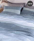 Σετ παπλωματοθήκη Υ/Δ (225Χ250) ROBIN BLUE, RYTHMOS HOME Παπλωματοθήκες Υπέρδιπλες