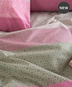 Σετ σεντόνια Υ/Δ (230Χ260) ROBIN PINK, RYTHMOS HOME Σεντόνια Υπέρδιπλα