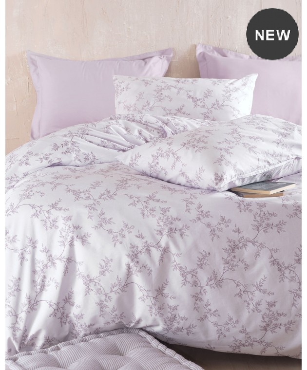 Σετ κουβερλί μονό (160Χ240) ODET PURPLE, RYTHMOS HOME Κουβερλί Μονά