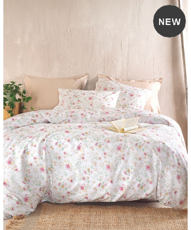 Σετ σεντόνια king size (270Χ290) SORIN PINK, RYTHMOS HOME Σεντόνια King Size