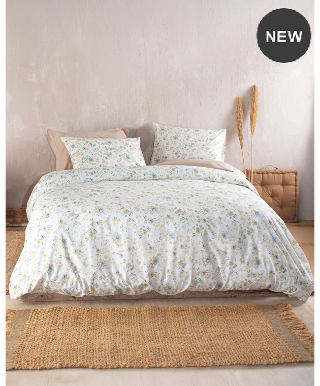 Σετ σεντόνια king size (270Χ290) SORIN BLUE, RYTHMOS HOME Σεντόνια King Size