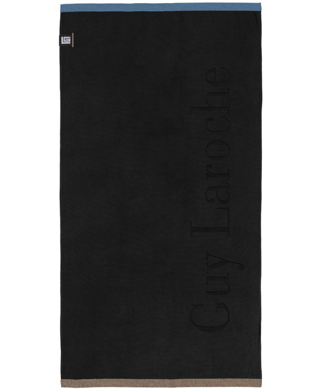 Πετσέτα Θαλάσσης Double Blue - Black 90x180 Πετσέτες Θαλάσσης 