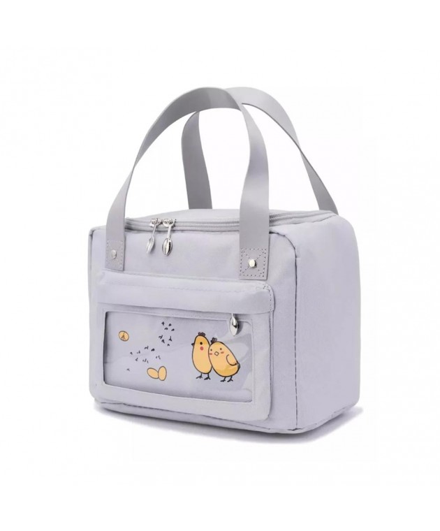 Ισοθερμική Τσάντα Φαγητού 6Lt Amber Grey Chick AM3010 