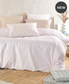 Σετ σεντόνια μονά με λάστιχο (105Χ205+25) ELOISE BEIGE, RYTHMOS HOME Σεντόνια Μονά