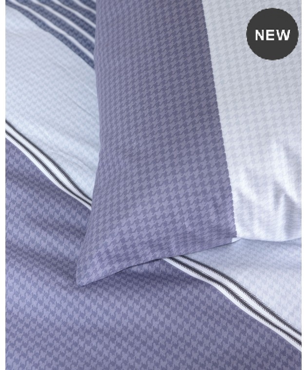 Ζεύγος μαξιλαροθήκες (50Χ70) BOOST BLUE, RYTHMOS HOME Μαξιλαροθήκες Εμπριμέ