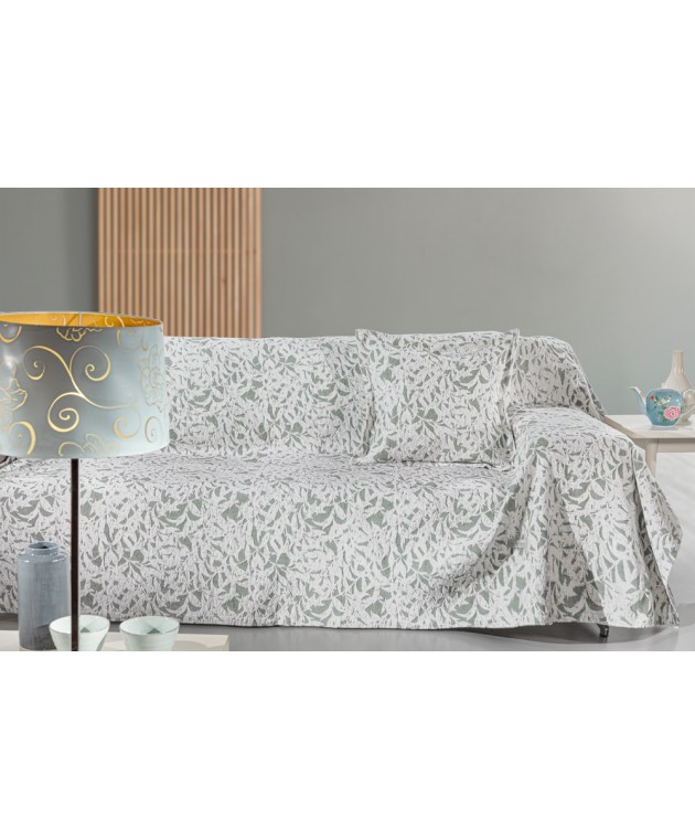 Ριχτάρι Καναπέ Blossom Verde (Διθέσιος) 180x250 Διθέσιου