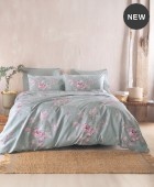Σετ κουβερλί Y/Δ (220Χ240) SPRINGTIME GREEN, RYTHMOS HOME Κουβερλί Υπέρδιπλα