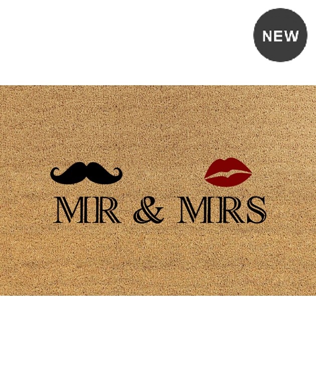 Χαλάκι εισόδου "MR & MRS" ΠΟΔ-009-109 40x60cm, Etoile  