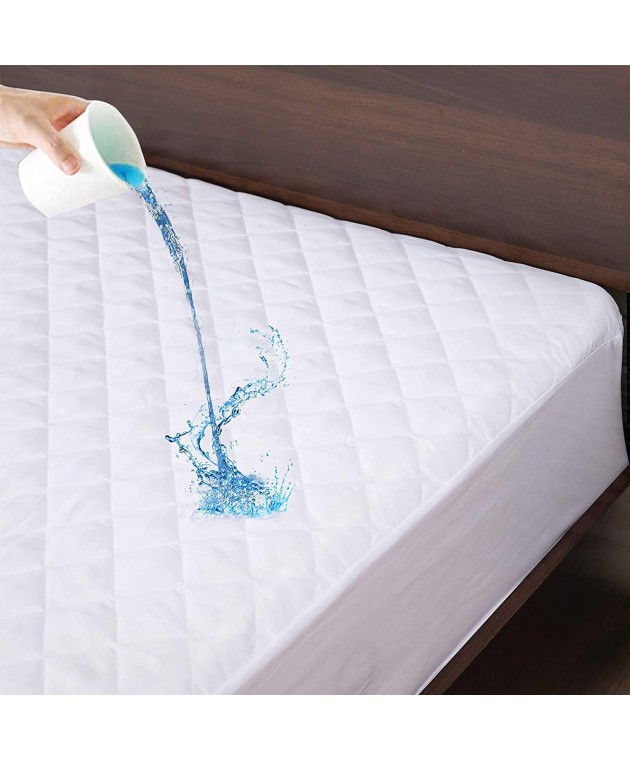 Επίστρωμα ΚΟΜΒΟΣ Καπιτονέ Αδιάβροχο Microfiber 100%  160x200+35 Επιστρώματα Υπέρδιπλα