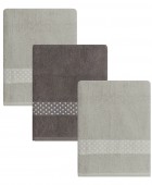 MANUEL 22 ΣΕΤ 3 ΤΕΜ ΠΕΤΣΕΤΕΣ ΠΡΟΣΩΠΟΥ 50X90 Σετ πετσέτες Mπάνιου