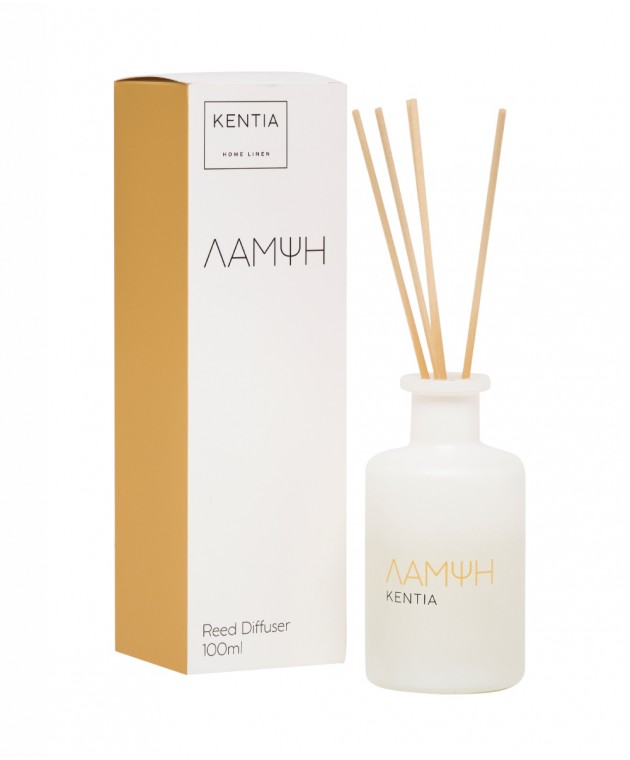 MOOD 25 ΛΑΜΨΗ DIFFUSER GINGER LEMON TART 100ml Κεριά