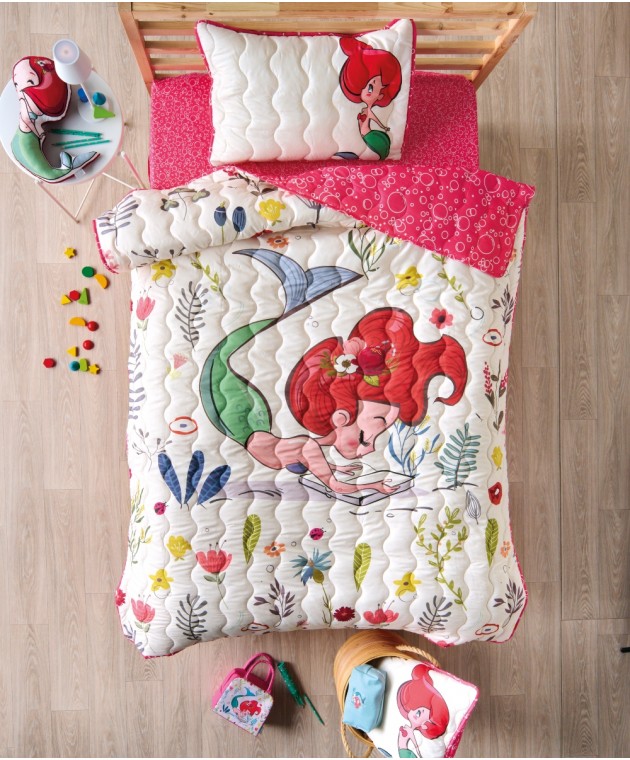 PADY ΣΕΤ 2 ΤΕΜ ΚΟΥΒΕΡΤΟΡΙΟ ΜΟΝΟ - MICROFIBER 160X220 Παιδικά Κουβερλί