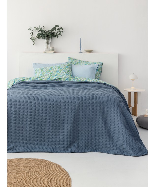 Κουβέρτα Πικέ 250x240 MARCIE STEEL Κουβέρτες Πικέ King Size
