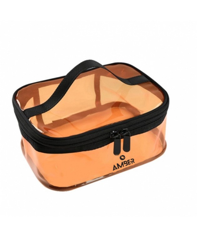 Νεσεσέρ Μεγάλο AMBER Διάφανο Πορτοκαλί AM2033  23 x 17 x 11 cm Νεσεσέρ 