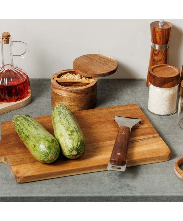 ESTIA ΑΠΟΦΛΟΙΩΤΗΣ ALLURE ΑΝΟΞΕΙΔΩΤΟΣ ΜΕ ΞΥΛΙΝΗ ΛΑΒΗ Gadgets Κουζίνας