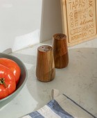 ESTIA ΔΟΧΕΙΑ ΓΙΑ ΑΛΑΤΙ & ΠΙΠΕΡΙ ALLURE ΞΥΛΙΝΑ ΣΕΤ 2 ΤΕΜ Αλατοπίπερα - Λαδόξυδα