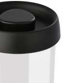 ESTIA ΔΟΧΕΙΟ ΑΠΟΘΗΚΕΥΣΗΣ ΚΕΝΟΥ ΑΕΡΟΣ ΓΥΑΛΙΝΟ 900ml ΜΕ ΚΑΠΑΚΙ ΜΑΥΡΟ Βάζα Τροφίμων