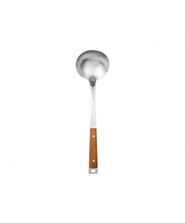 ESTIA ΚΟΥΤΑΛΑ ΒΑΘΙΑ ALLURE ΑΝΟΞΕΙΔΩΤH 34cm ΜΕ ΞΥΛΙΝΗ ΛΑΒΗ Κουτάλες