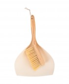 ESTIA ΣΚΟΥΠΑ ΜΕ ΦΑΡΑΣΙ ΧΕΙΡΟΣ BAMBOO ESSENTIALS IVORY 36x23x8cm Αξεσουάρ  Καθαρισμού